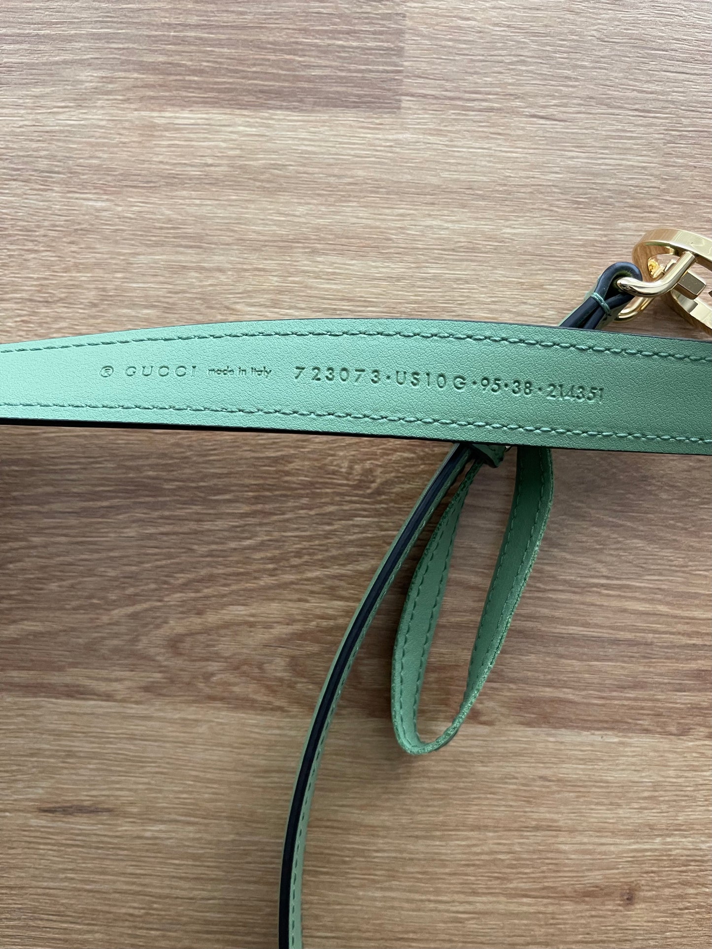 Gucci Thin Leather Belt