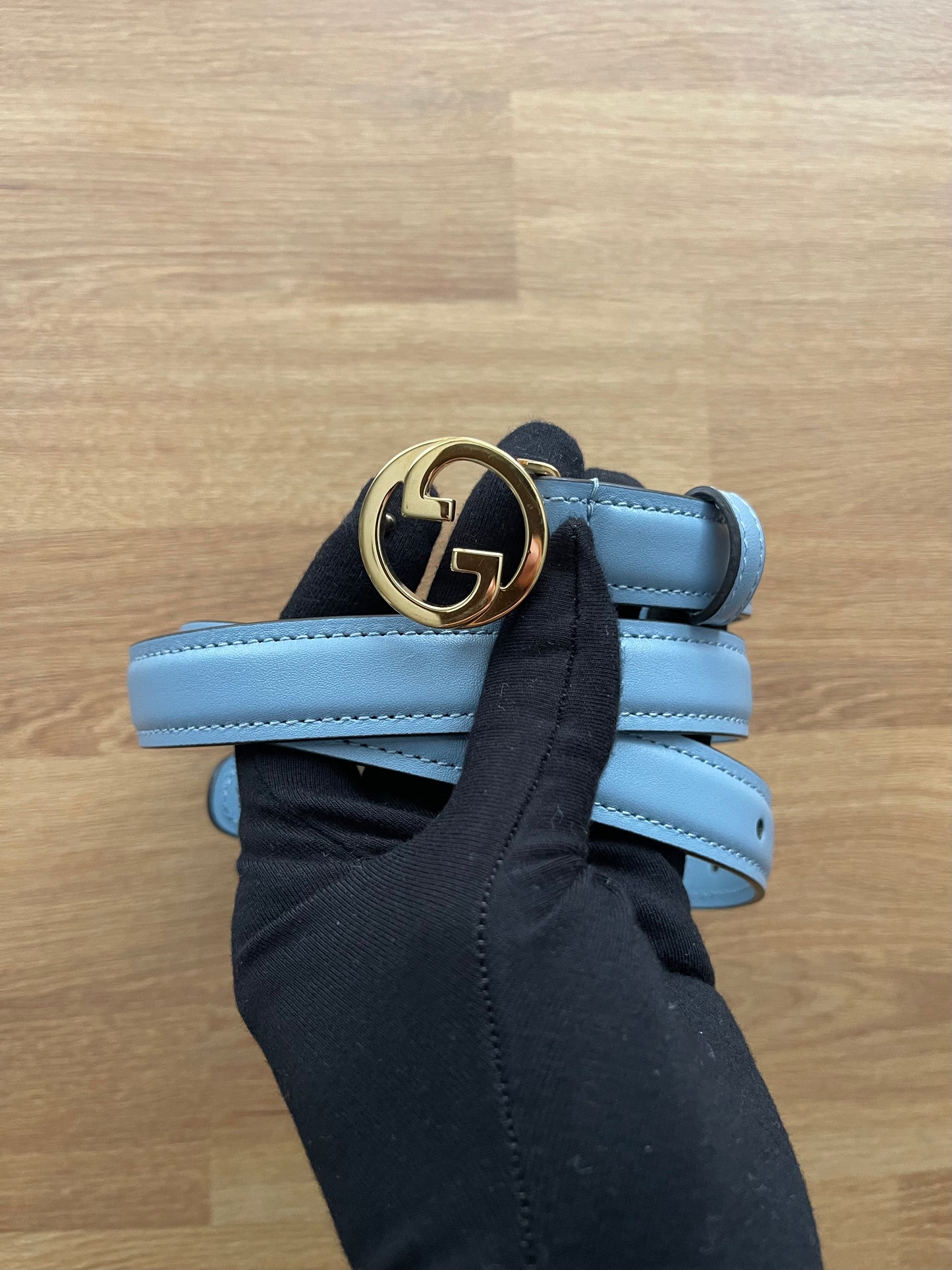 Gucci Thin Leather Belt