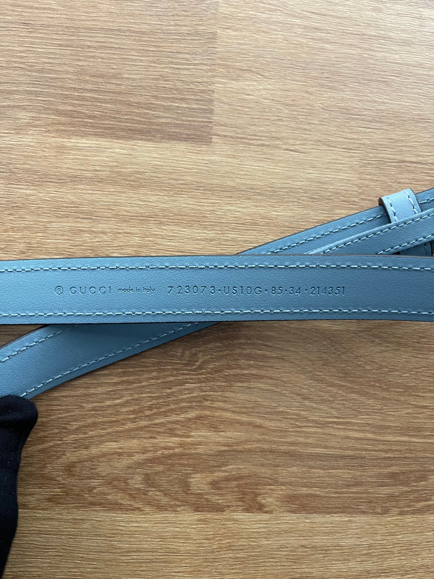 Gucci Thin Leather Belt