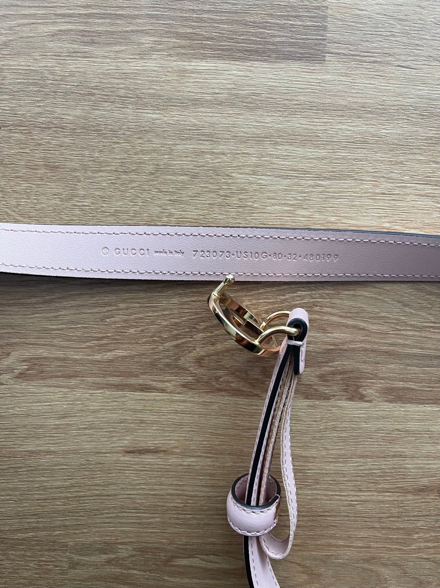 Gucci Thin Leather Belt