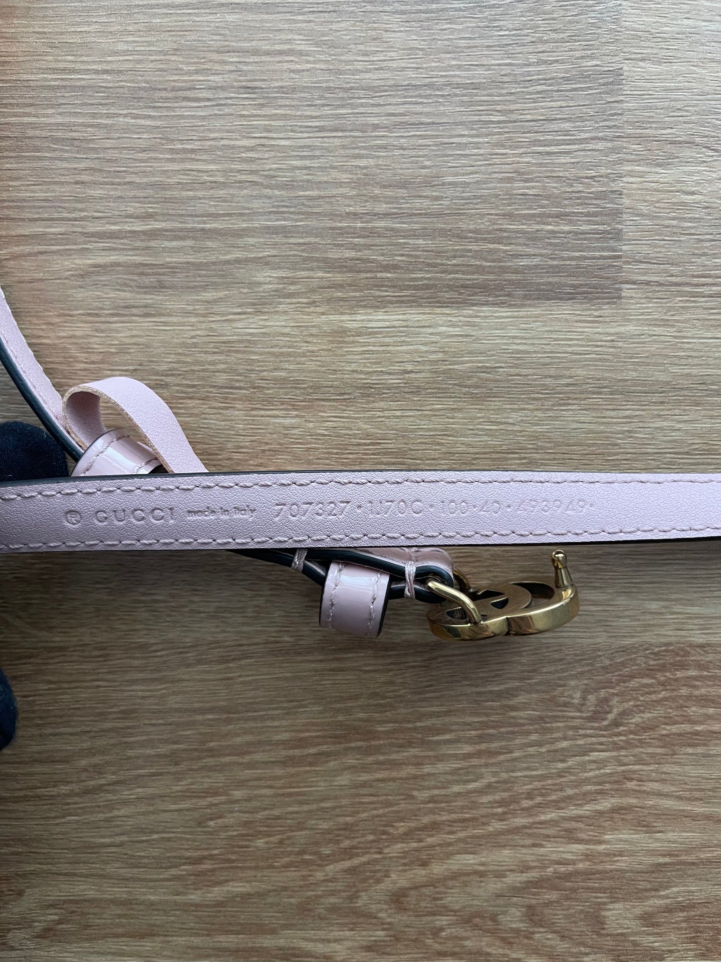 Gucci Marmont Thin Leather Belt