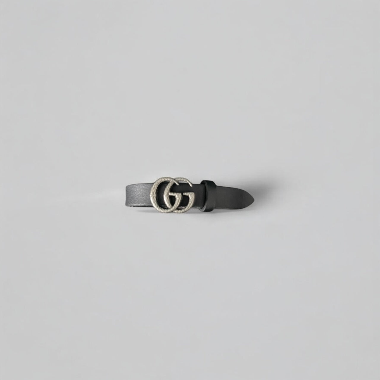 Gucci Double G Vintage Leather Bracelet
