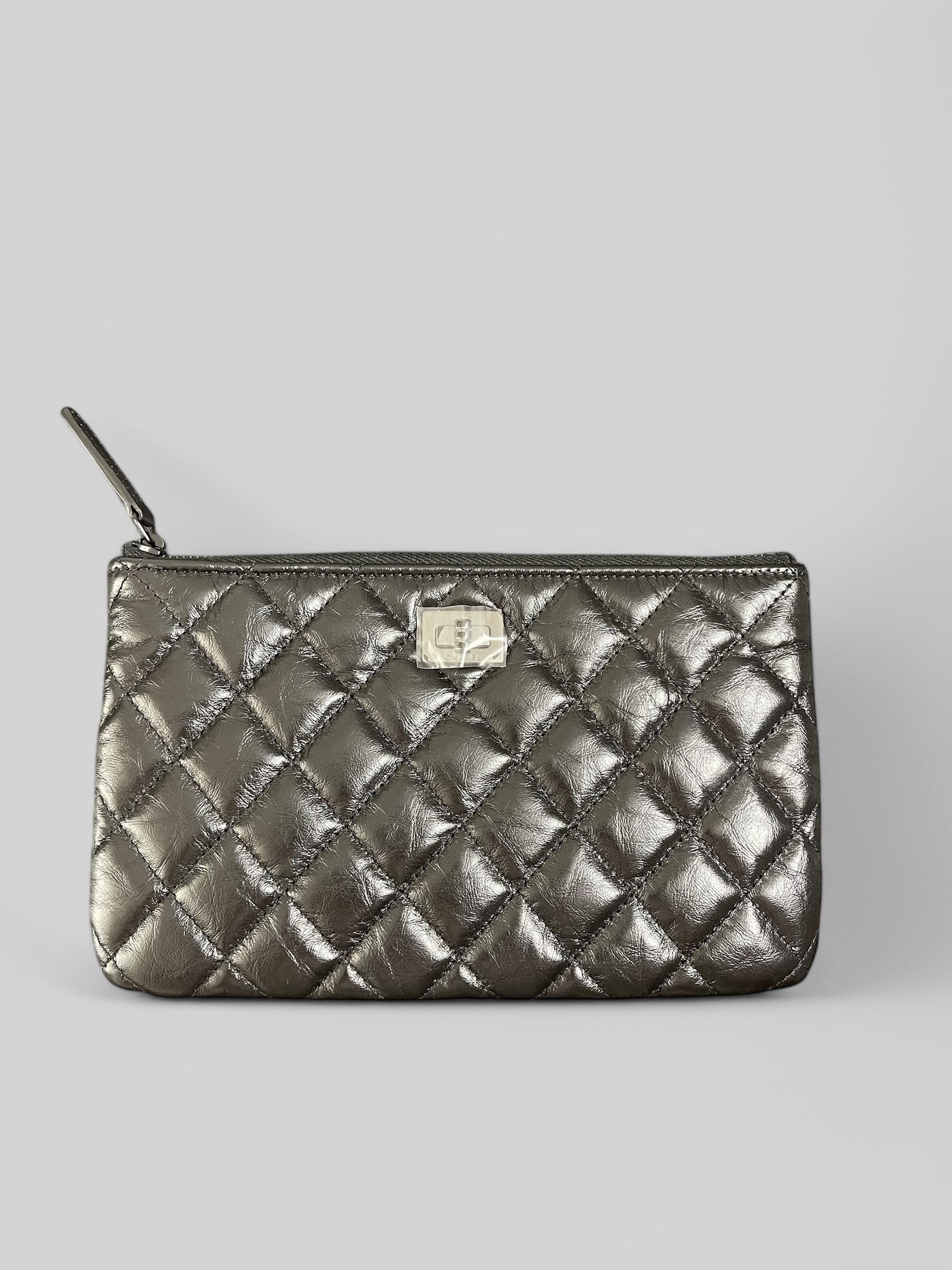 CHANEL So Black Reissue 2.55 Aged Calfskin O-Case