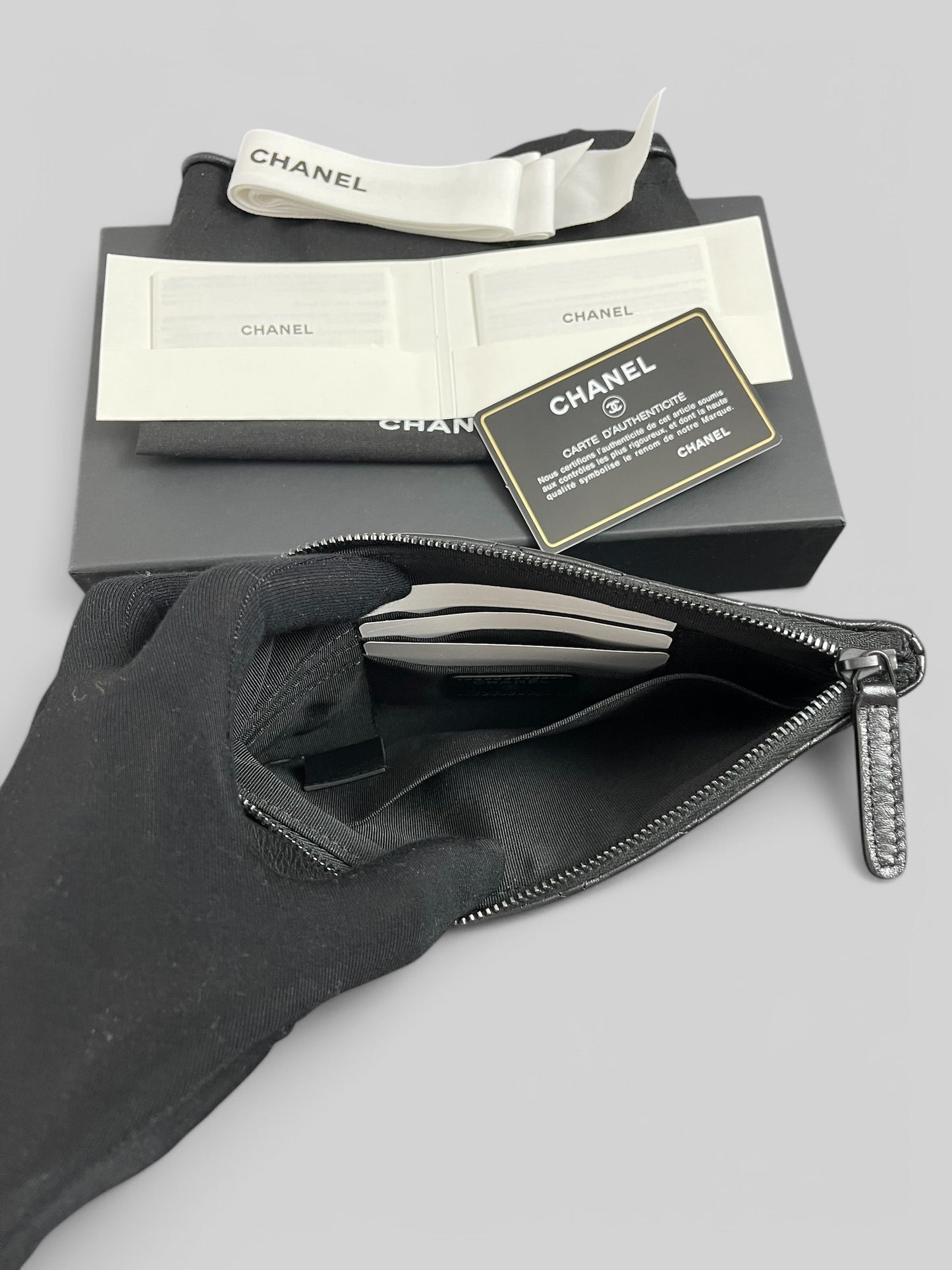 CHANEL So Black Reissue 2.55 Aged Calfskin O-Case