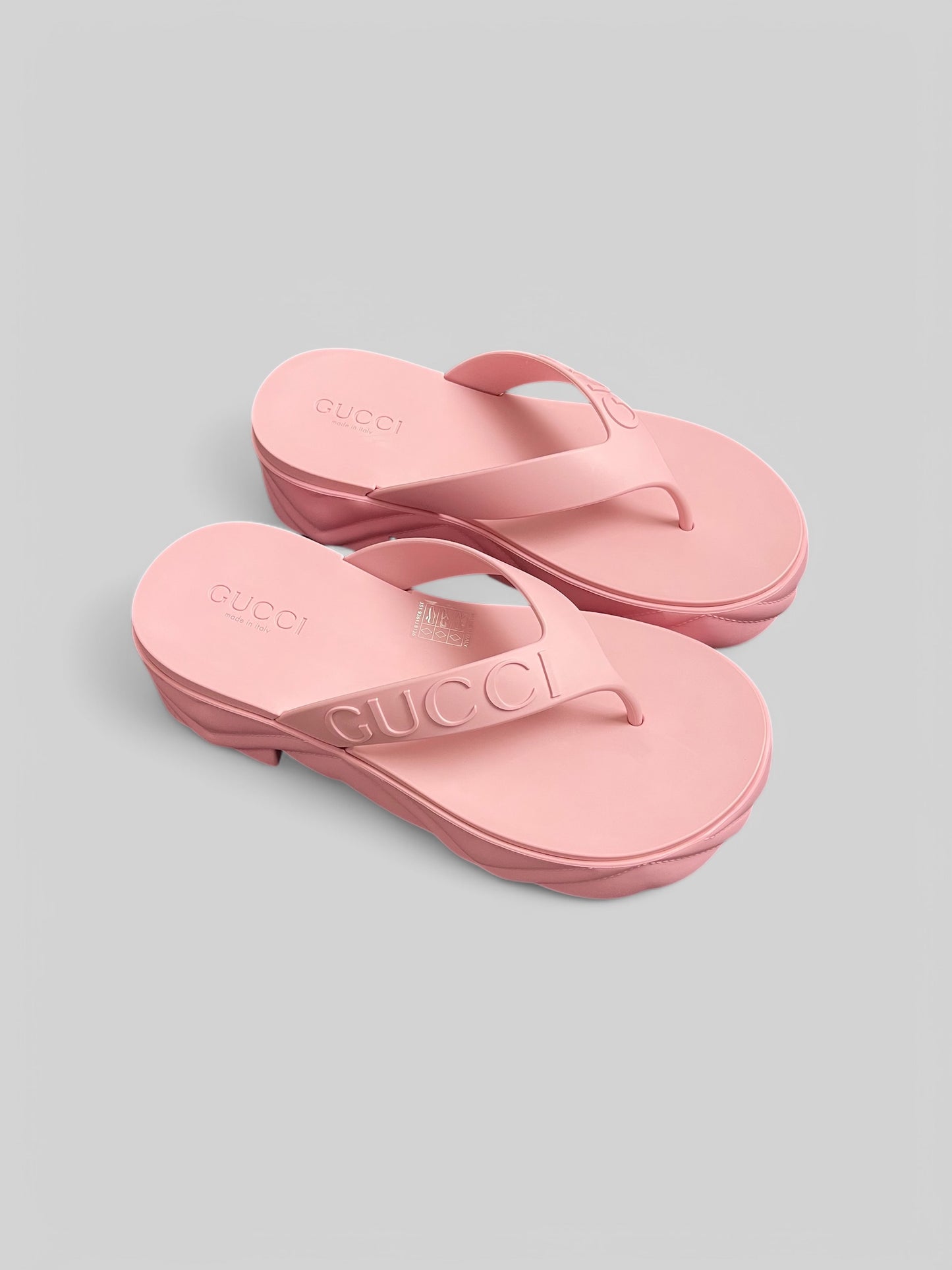 Gucci Shiny Rubber Sandal