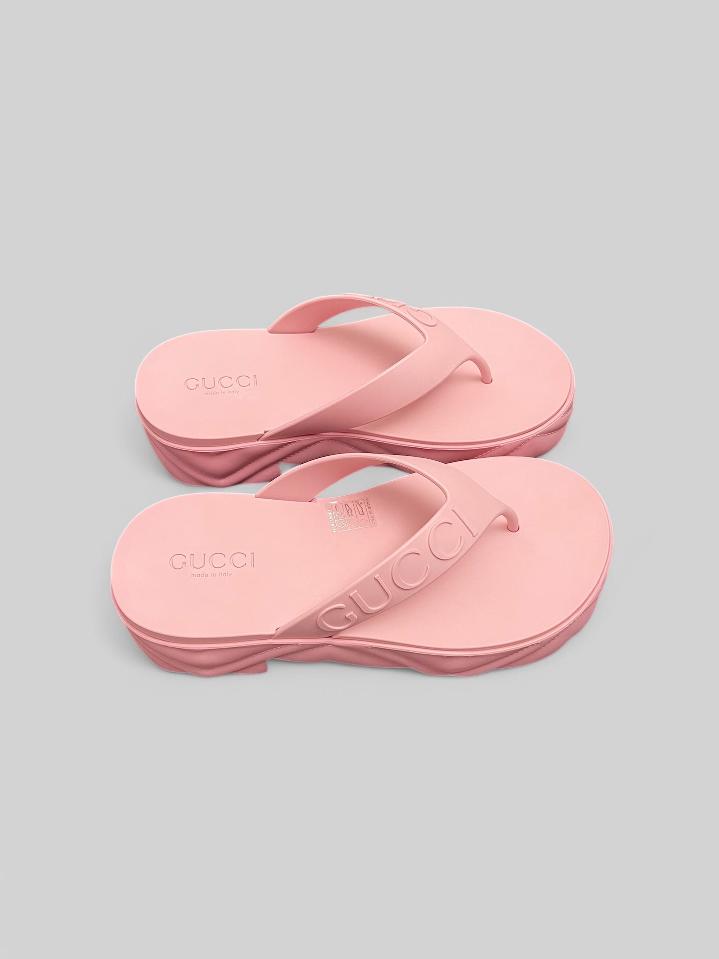Gucci Shiny Rubber Sandal