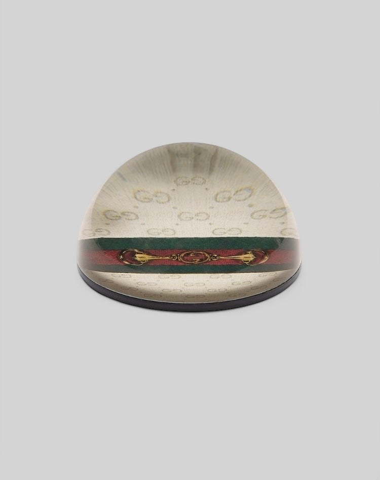 Gucci Paper Weight With Vintage Horsebit Print