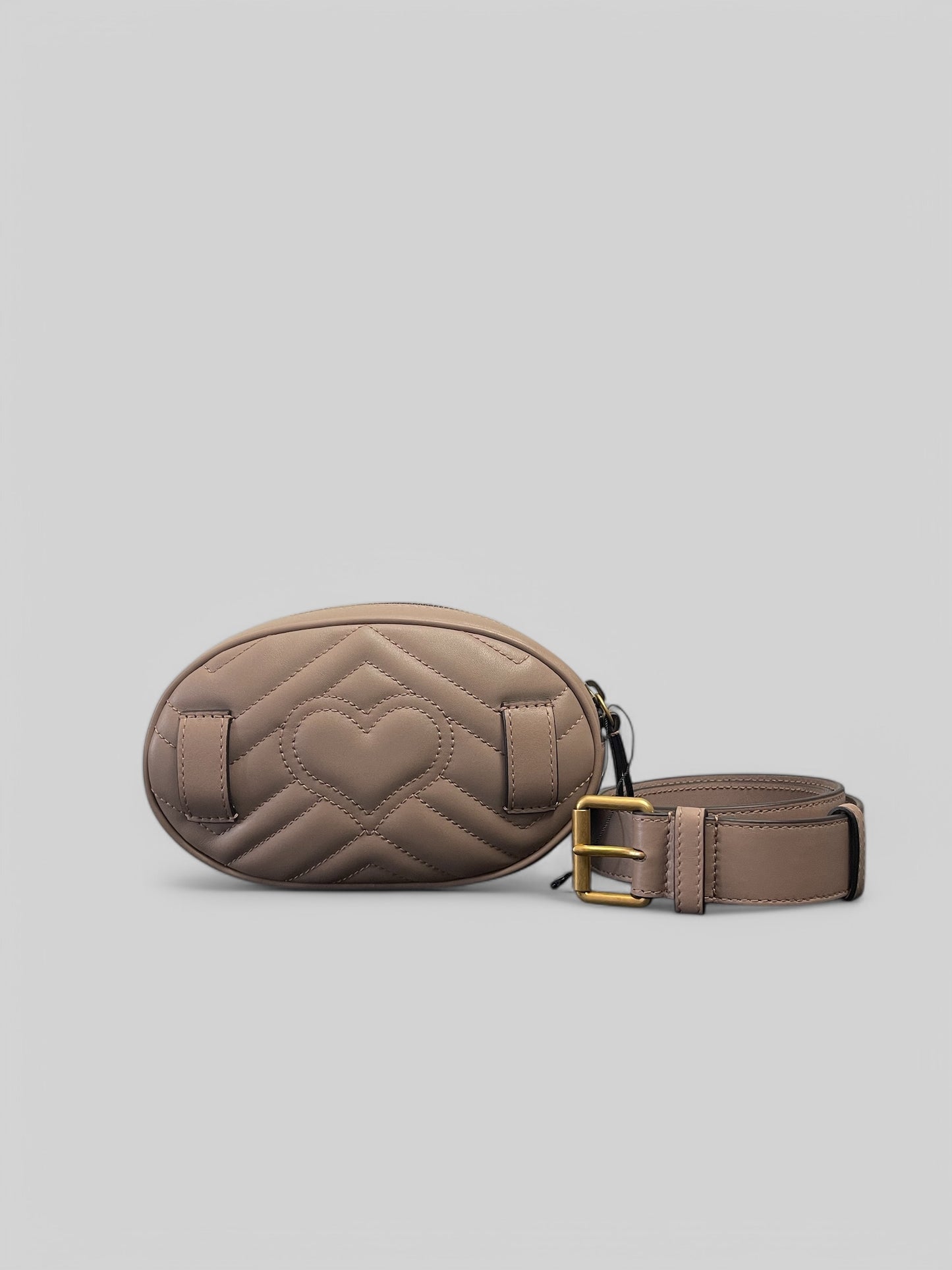 Gucci Marmont Leather Matelasse' GG Belt Bag-75CM/30"