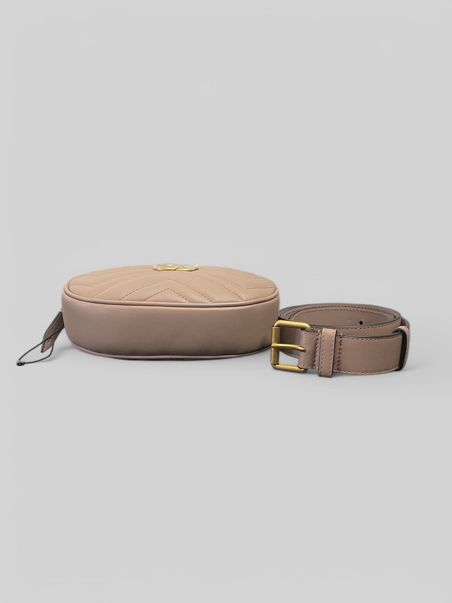 Gucci Marmont Leather Matelasse' GG Belt Bag-75CM/30"