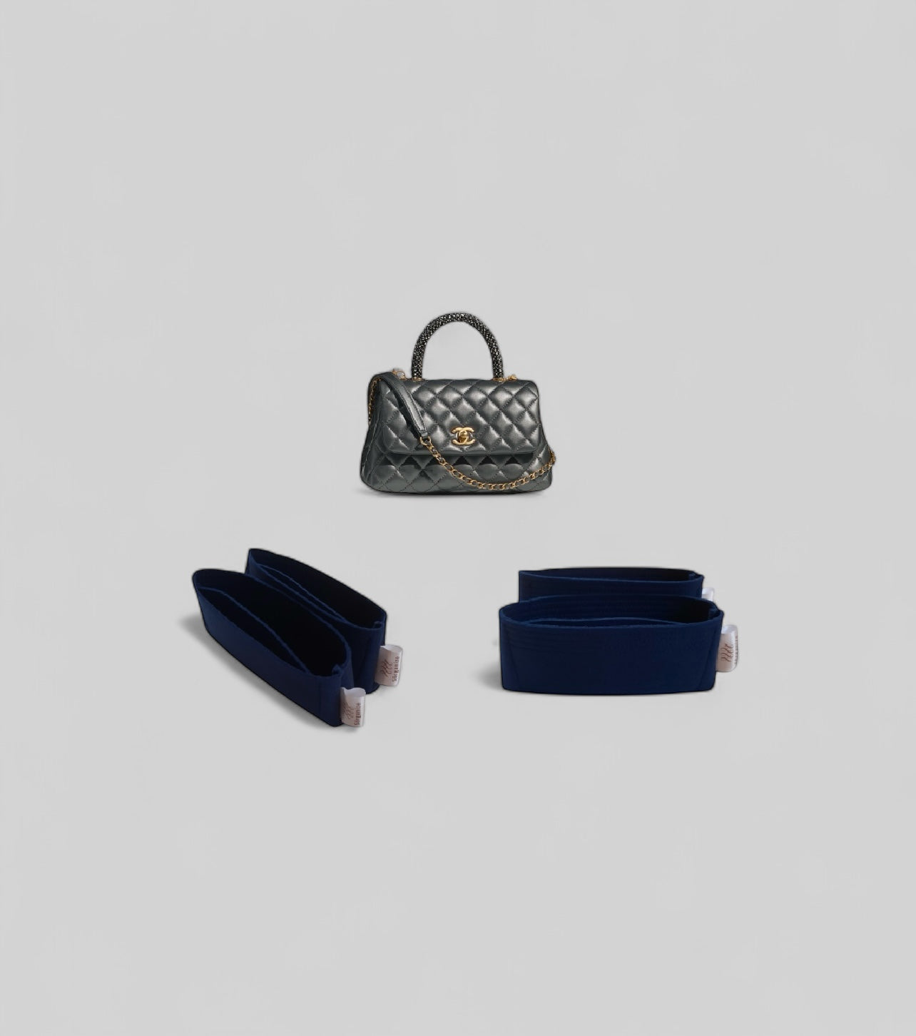 Bag Organiser For Chanel Coco Top Handle Bag-9.5" (24cm)-1.2mm