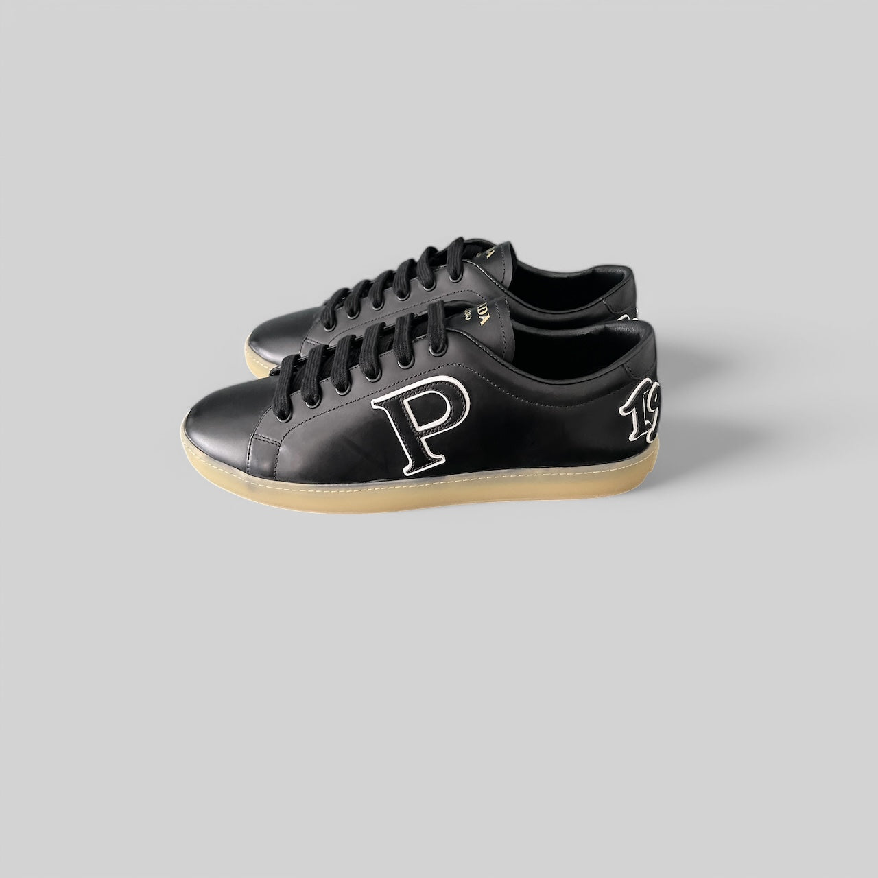 PRADA Woman's Leather Low Top Sneakers