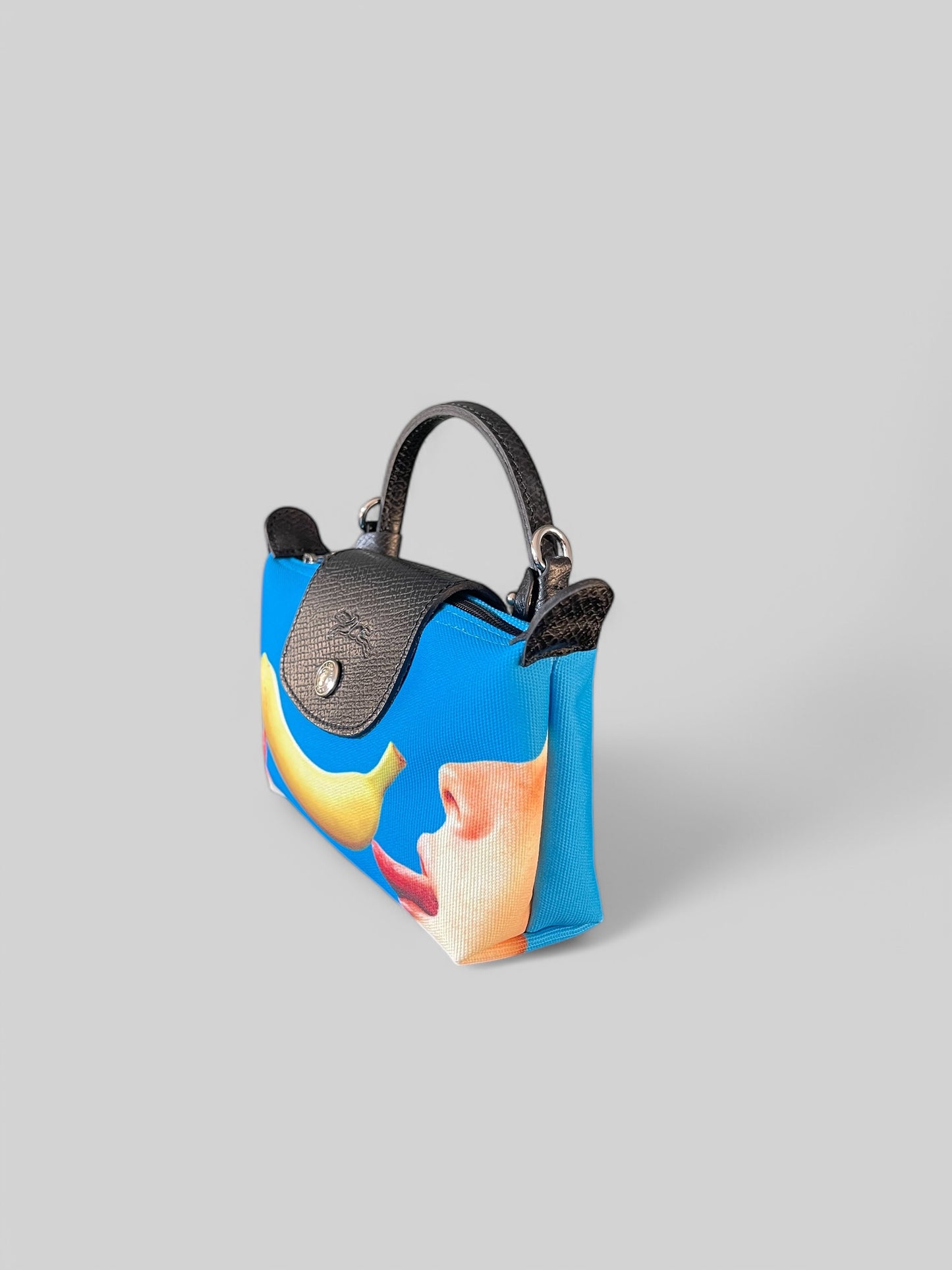 Longchamp Le Pliage Banana Top Handle Mini Pouch